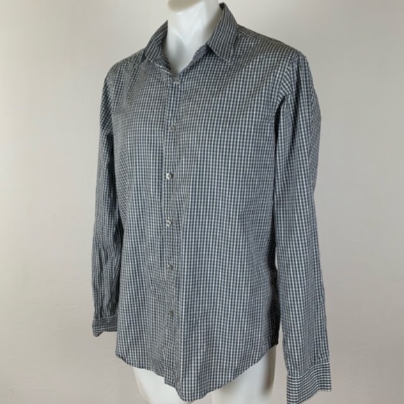 THEORY - BEAUTIFUL MEN’S CHECKED SHIRT - XL - Picture 3 of 7